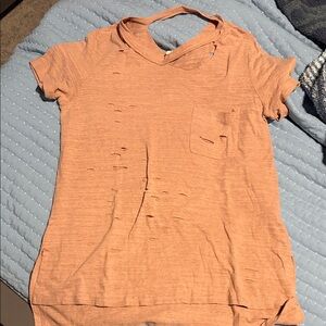 Emory Park Distressed Coral Tee